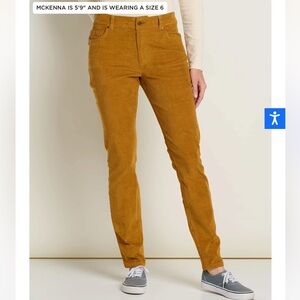 Toad&Co Karuna Cord 5 Pocket Skinny Pant
